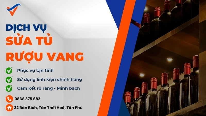 sửa tủ rượu vang