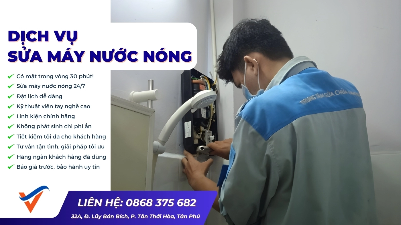 dịch vụ sửa máy nước nóng