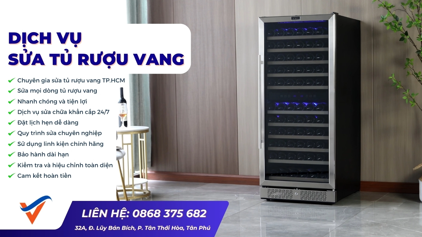 dịch vụ sửa tủ rượu vang