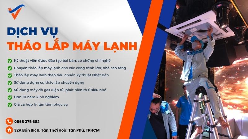 dịch vụ tháo lắp máy lạnh