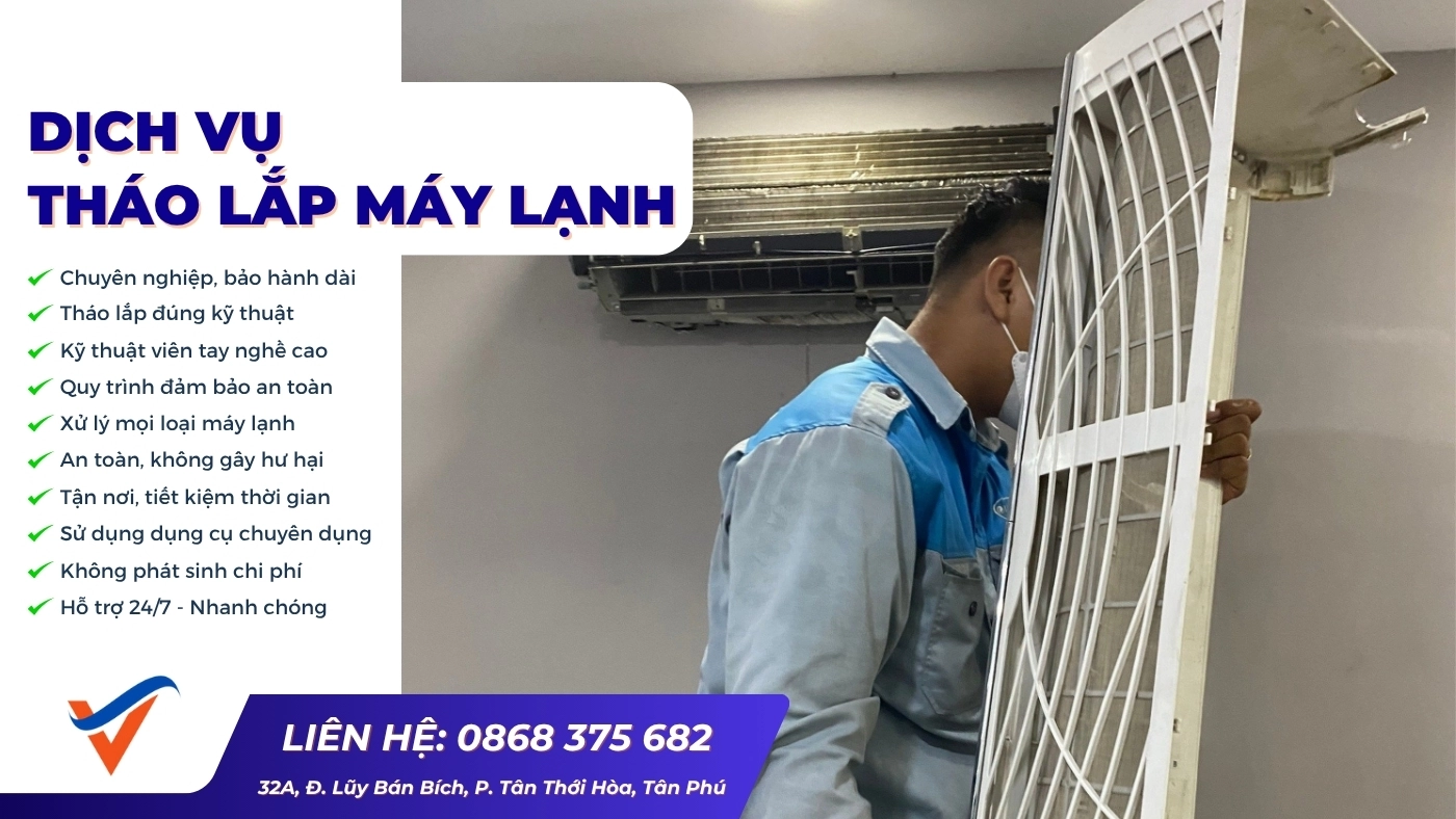dịch vụ tháo lắp máy lạnh