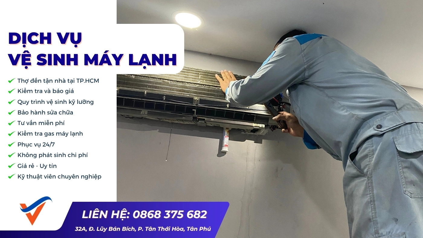 dịch vụ vệ sinh máy lạnh