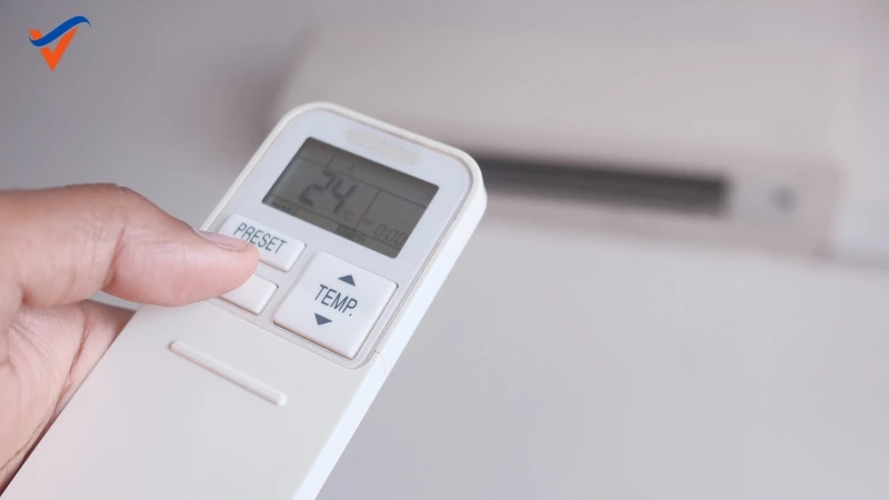 Không thay đổi nhiệt độ điều hòa liên tục khi đang dùng