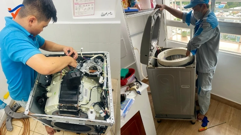 Dịch vụ sửa máy giặt tại nhà uy tín của Điện Lạnh Việt
