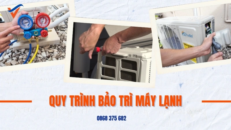 Quy trình bảo trì máy lạnh tiêu chuẩn tại TP.HCM