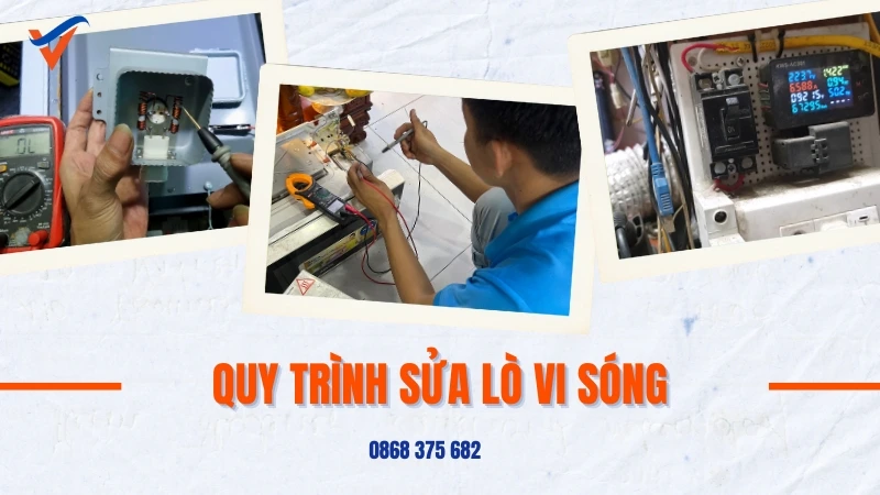 Quy trình sửa chữa lò vi sóng tại nhà chuyên nghiệp