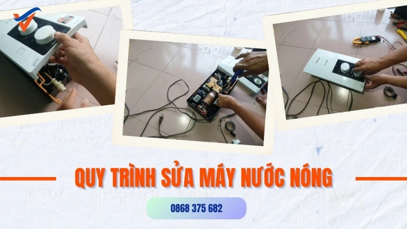 Quy trình sửa chữa máy nước nóng chuyên nghiệp tại Điện Lạnh Việt
