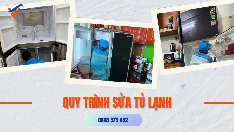 Quy trình sửa chữa tủ lạnh chuyên nghiệp của chúng tôi