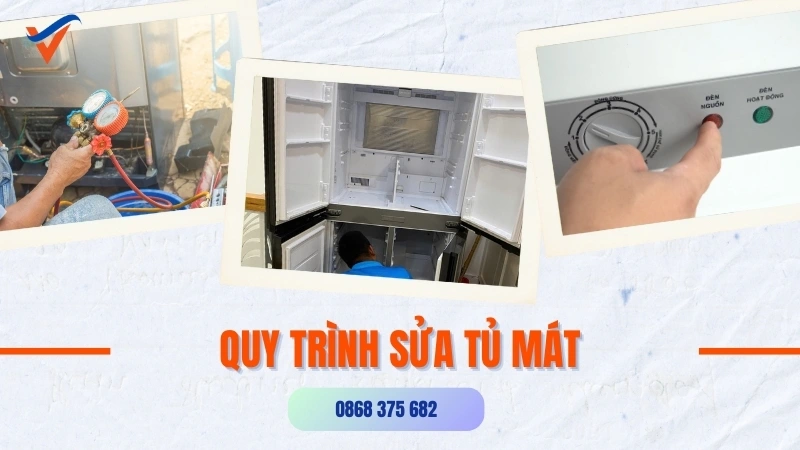 Quy trình sửa chữa tủ mát chuyên nghiệp tại Điện Lạnh Việt