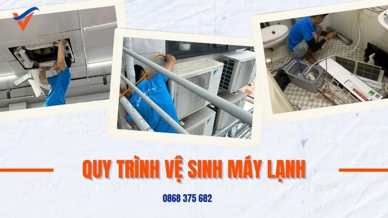 Quy trình vệ sinh máy lạnh chuyên nghiệp tại Điện Lạnh Việt