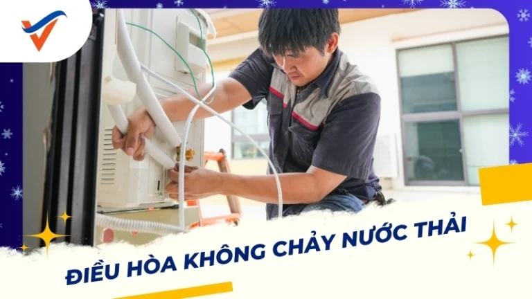 Điều hòa không chảy nước thải