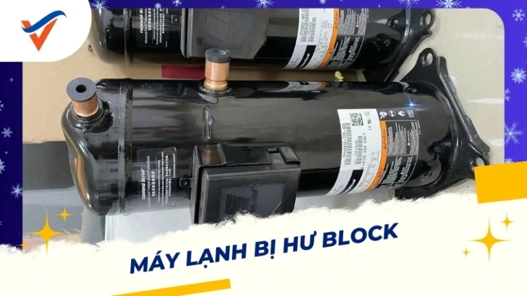 Máy lạnh bị hư block