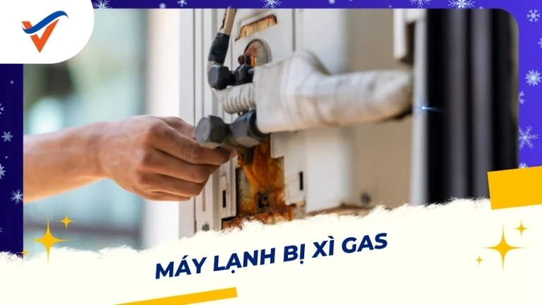 Máy lạnh bị xì gas