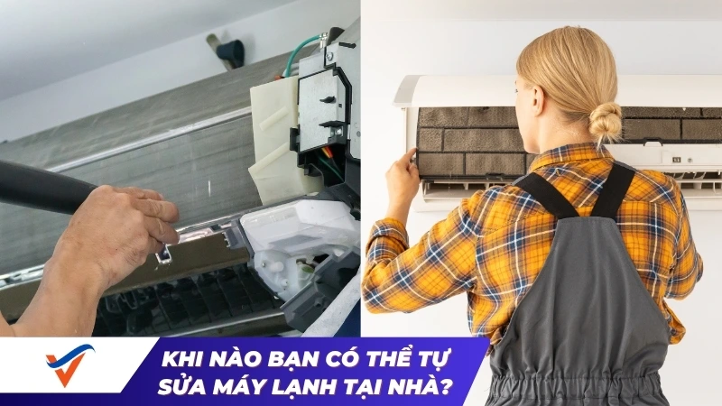 Các trường hợp bạn có thể tự sửa máy lạnh tại nhà