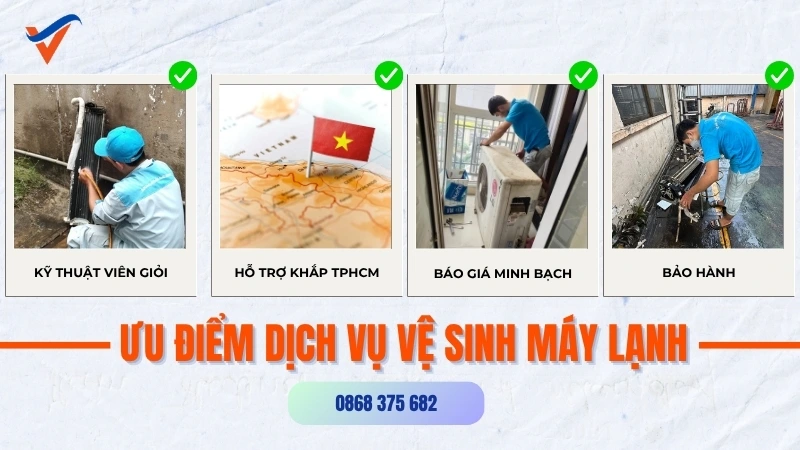Lý do khách hàng tại TP.HCM tin chọn dịch vụ vệ sinh máy lạnh giá rẻ của Điện Lạnh Việt